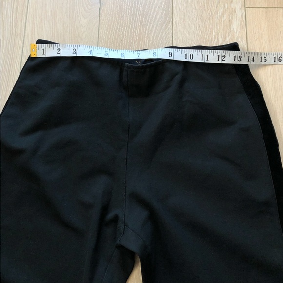 Polo Ralph Lauren Velvet Line Slim Fit Pants in Black Women’s Size 12 - Picture 2 of 12